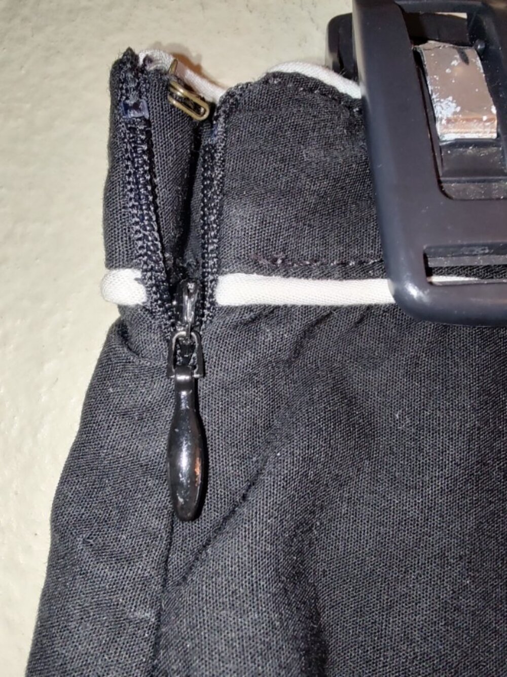 Women's Maeve by Anthropologie Black Pencil Skirt White Trim Size S See descrip - Picture 10 of 14
